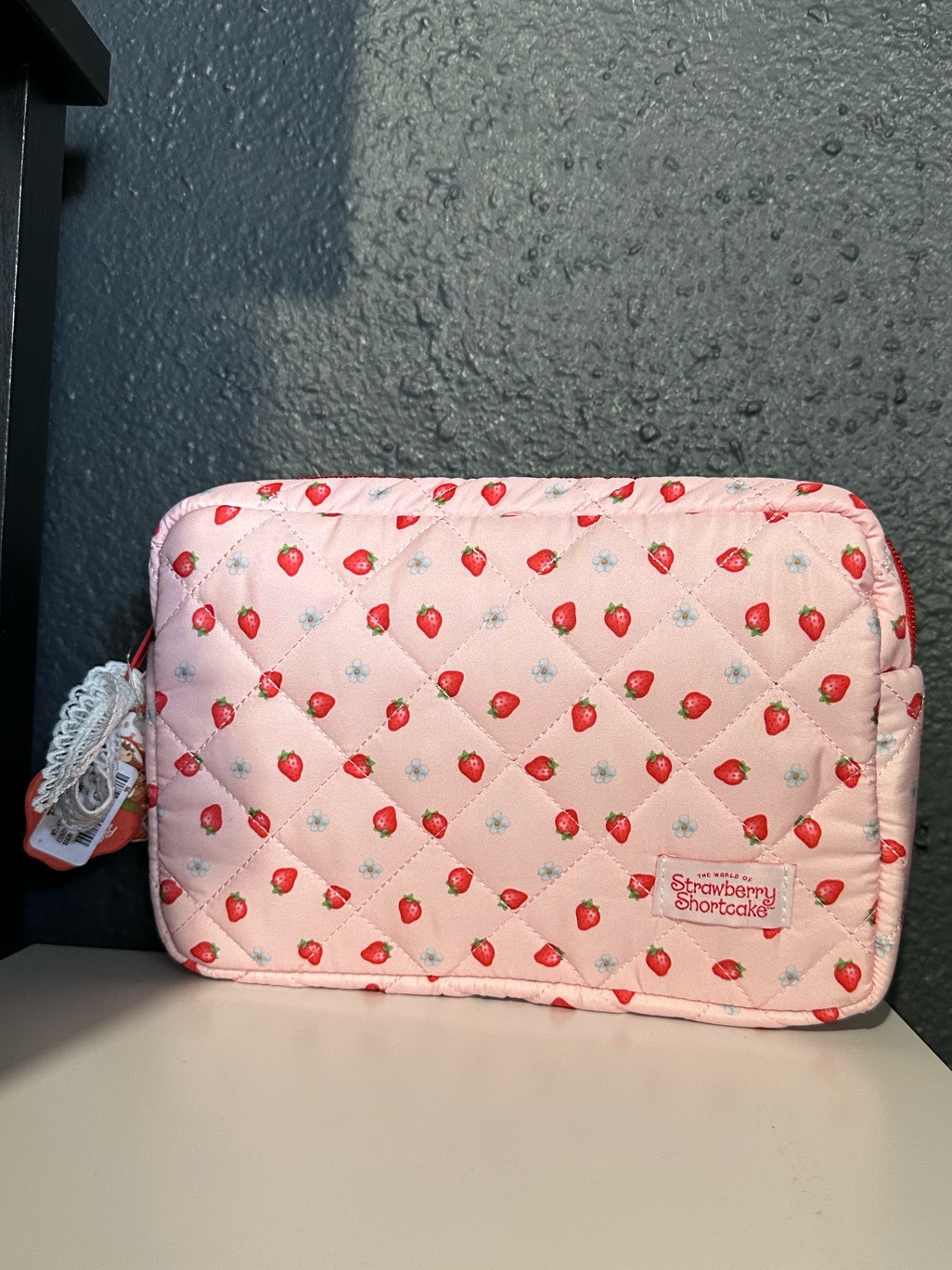 Strawberry Shortcake Pink Strawberry Make Up Bag